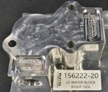 RCD-156222-20 CHEV LS  Water Block Right LS7  156222-20